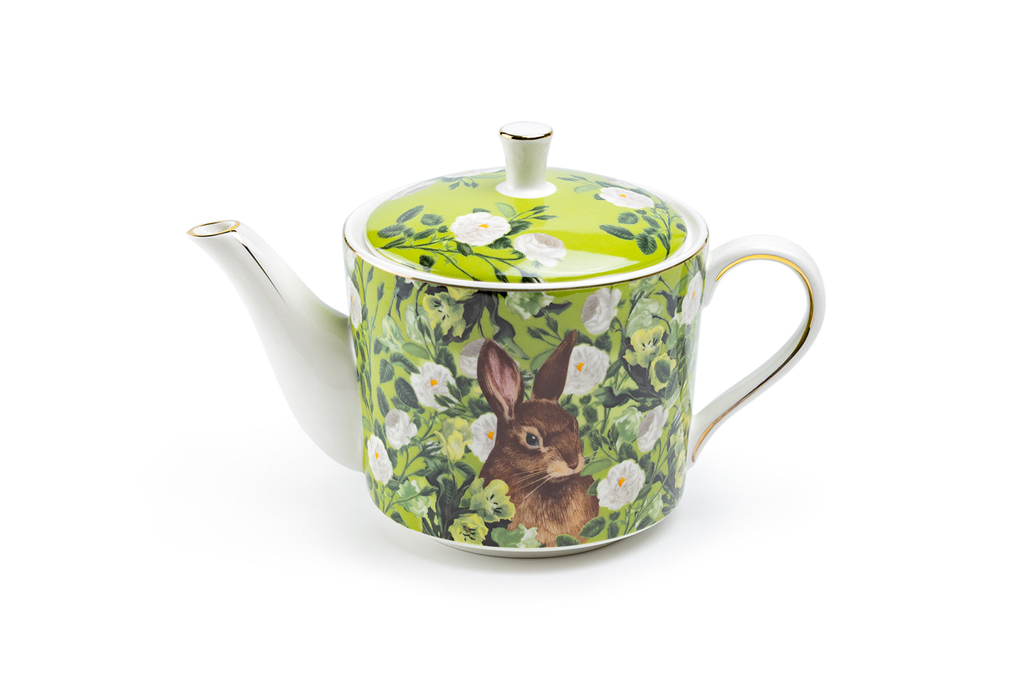 Bunny in Bloom Fine Porcelain Teapot