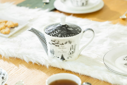 Winter Wonderland Bone China Teapot