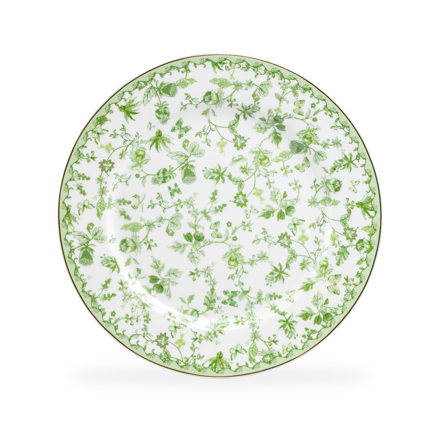 Greeny Garden Fine Porcelain Dinner Plate