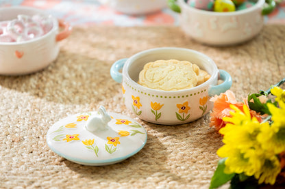Spring Daffodil Bunny Mini Candy Jar