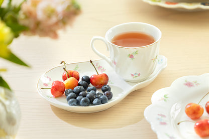 Petite Wildflowers Fine Porcelain Tea Snack Set
