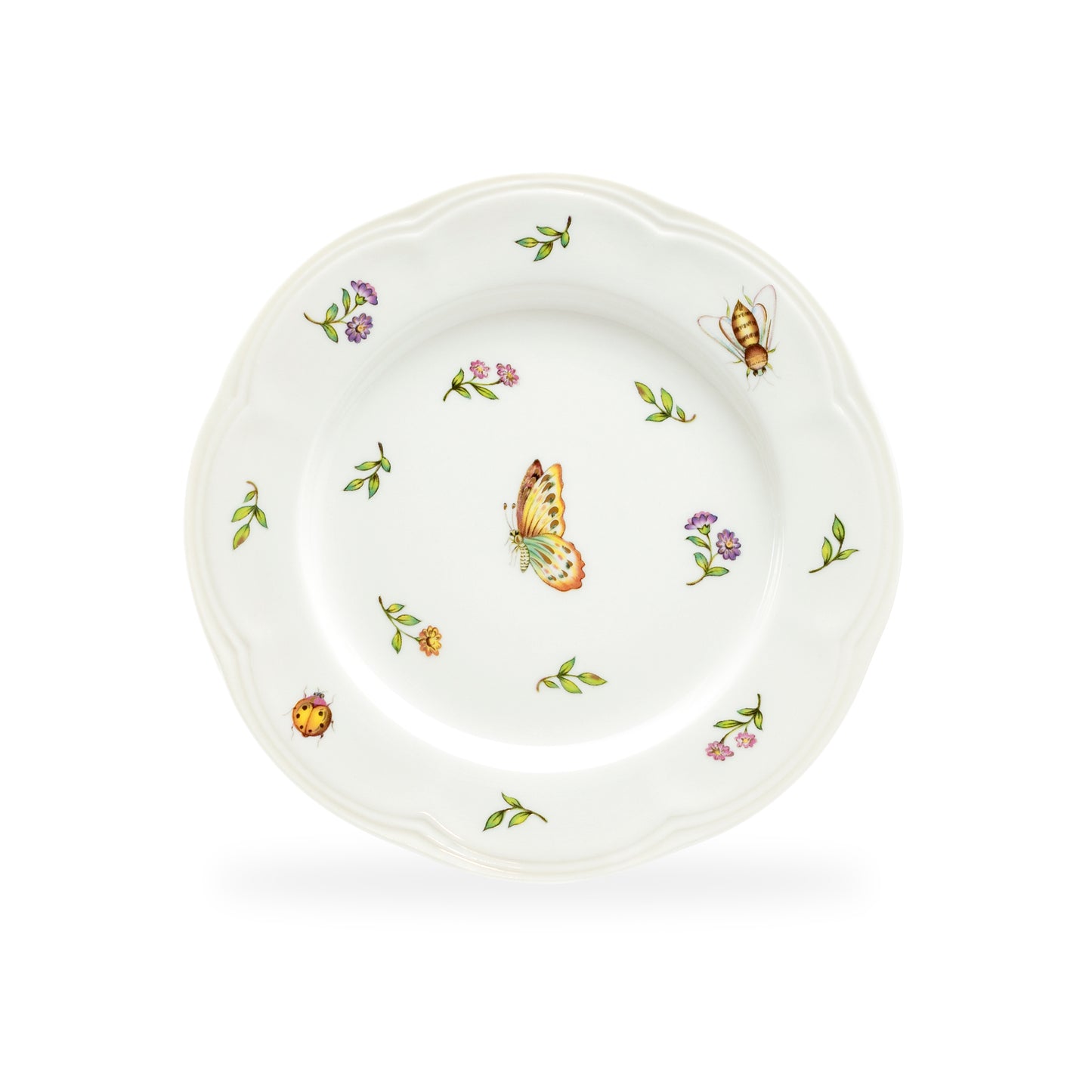 Summer Garden Fine Porcelain Dessert Plate