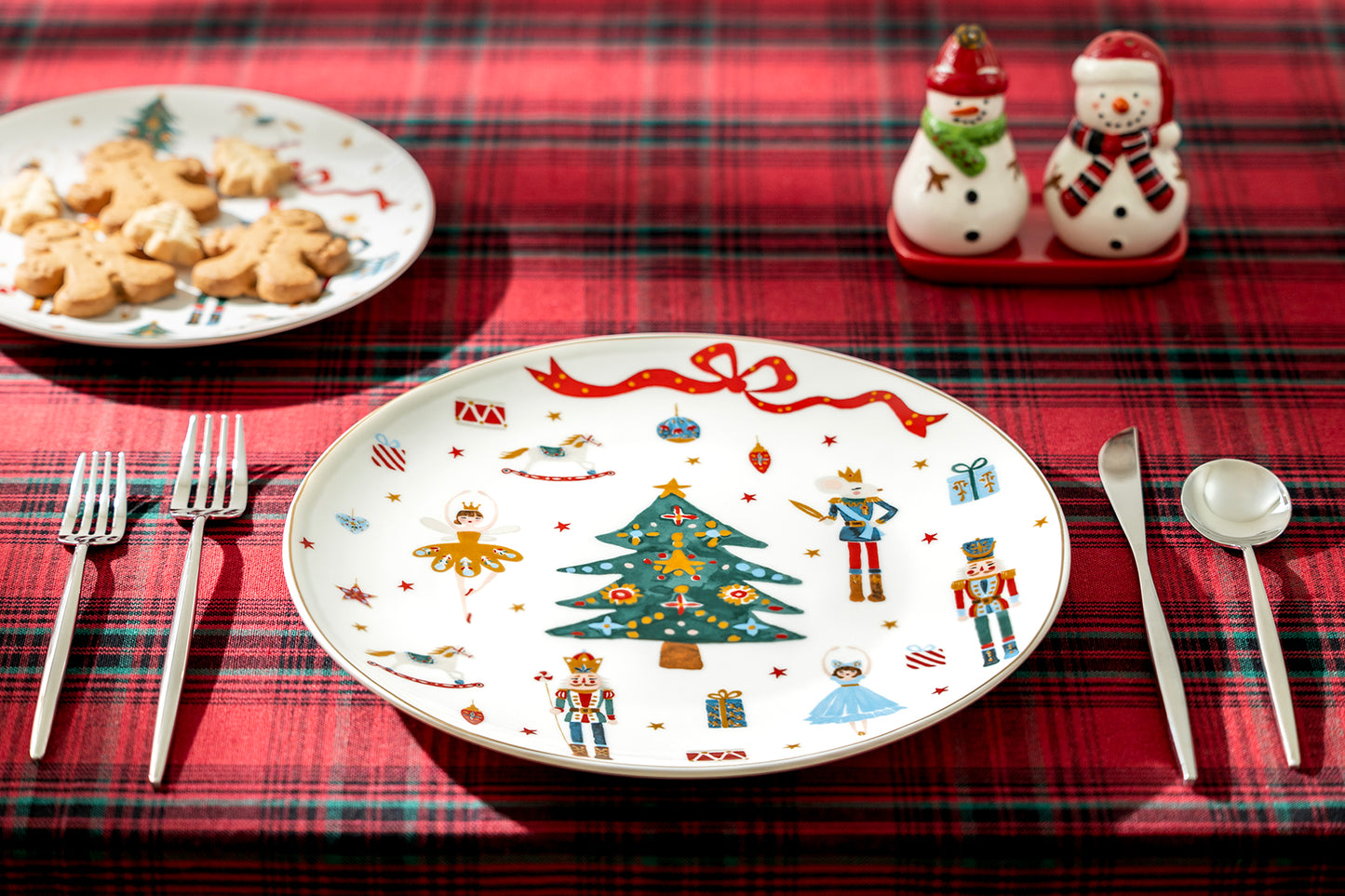 Nutcracker Wonderland Fine Porcelain Dinner Plate