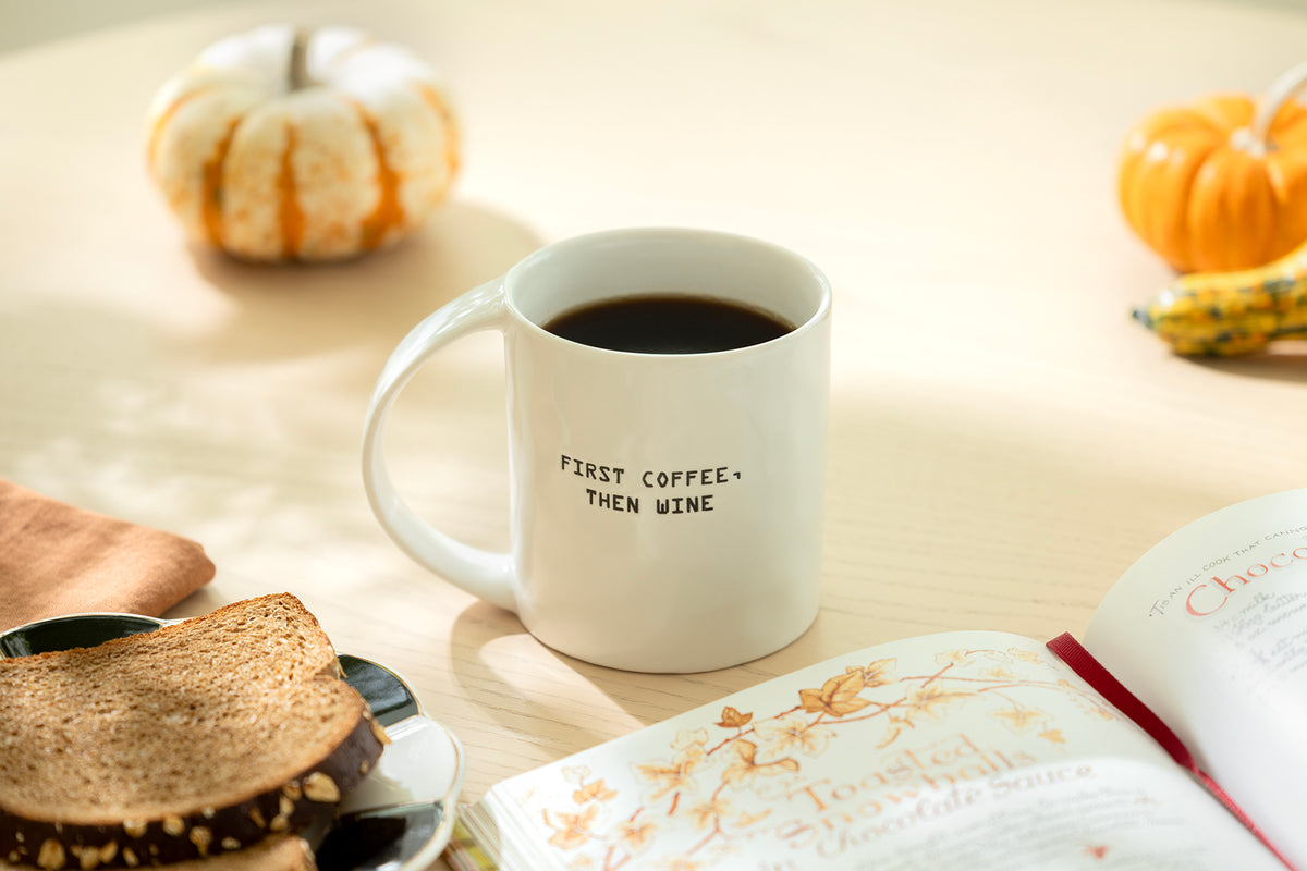 First Coffee Then Wine Coffee Mug