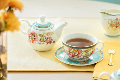 Emperor's Garden Fine Porcelain Tea For One Set