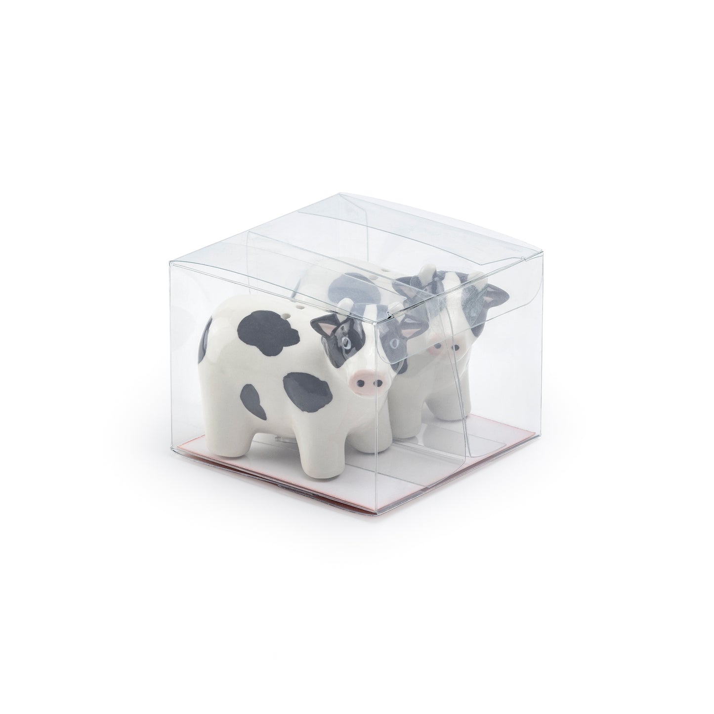 Farmhouse Cow Ceramic Salt and Pepper Shaker Set