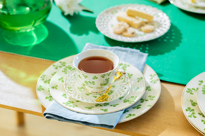 Shamrock Fine Porcelain Dessert Plate
