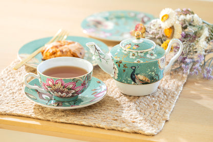 Peacock Lotus Garden Green Tea For One Set