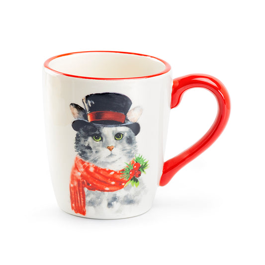 Merry Christmas Cat Mug