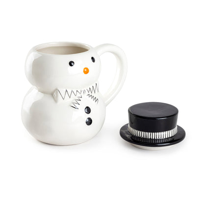 Snowman Coffee Mug with Lid