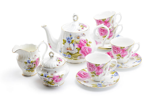 Grace's Rose Bone China Tea Set