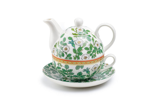 Gardenia Charm Fine Porcelain Tea For One Set
