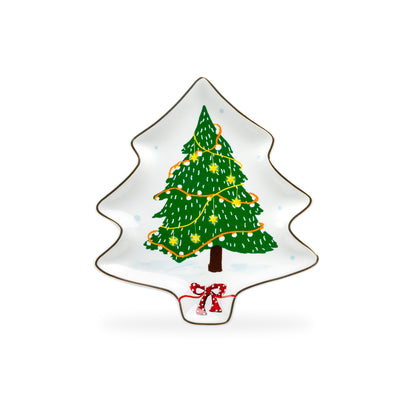 Festive Tree Delight Assorted Dish Set of 4