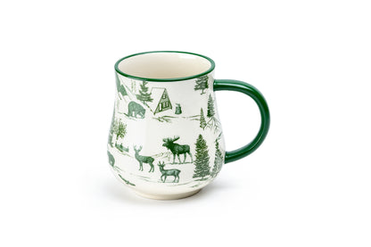 Green Wildwood Winter Mug