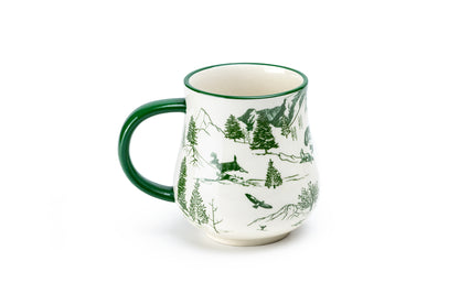 Green Wildwood Winter Mug