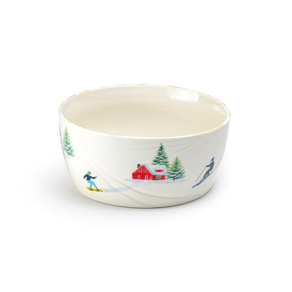 Winter Ski Slope Bowl
