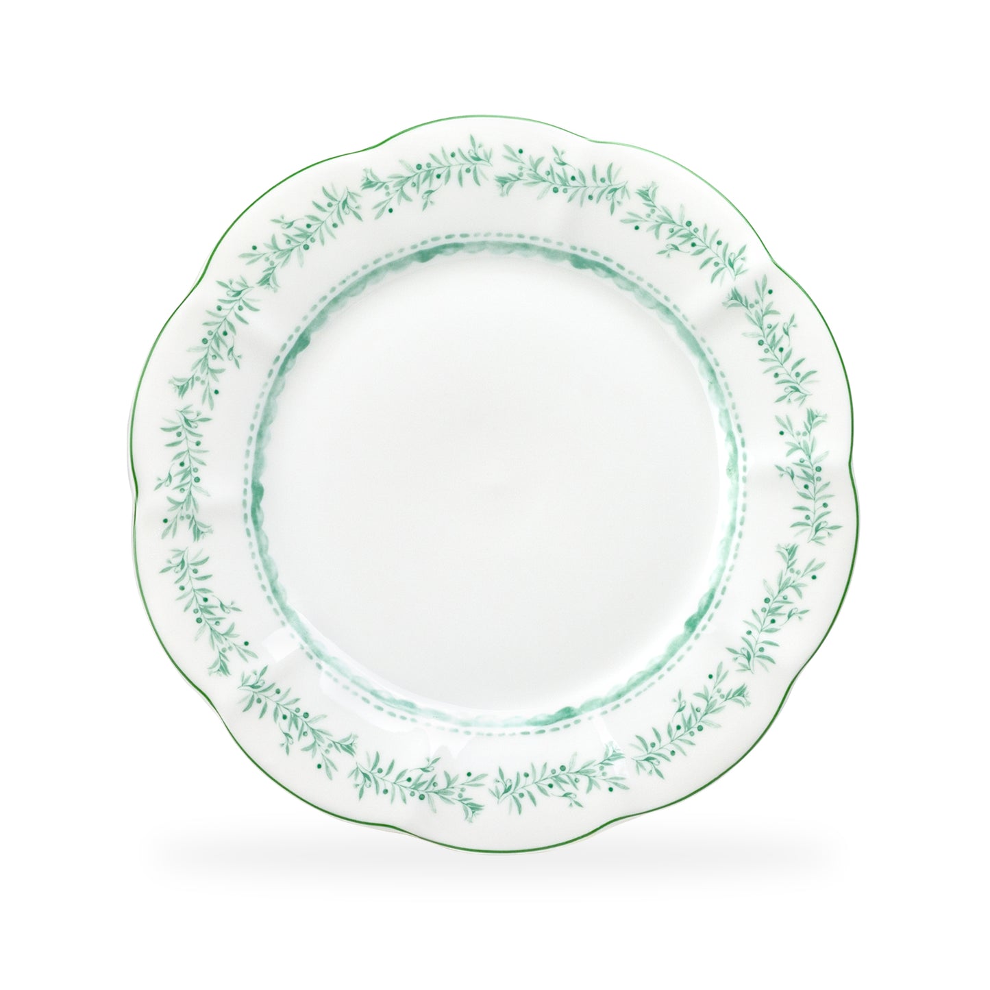 Festive Greenery Fine Porcelain Dinner Plate