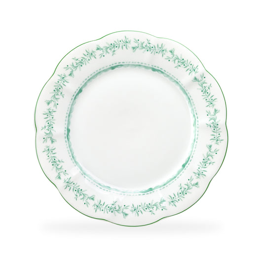 Festive Greenery Fine Porcelain Dinner Plate
