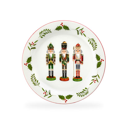 Holiday Royal Nutcrackers Dessert/Salad Plate