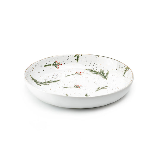 Holly Berries 10-inch Pasta Bowl