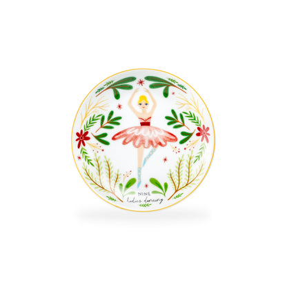 12 Days of Christmas Fine Porcelain Appetizer Plate Set - Gift Box Version