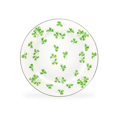 Shamrock Fine Porcelain Dessert Plate