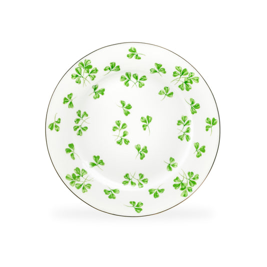 Shamrock Fine Porcelain Dessert Plate