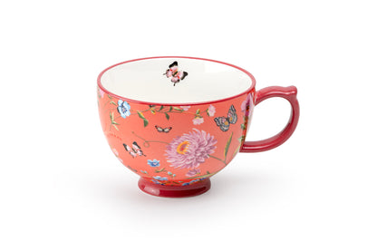 Butterfly Garden Latte Mug Set of 4