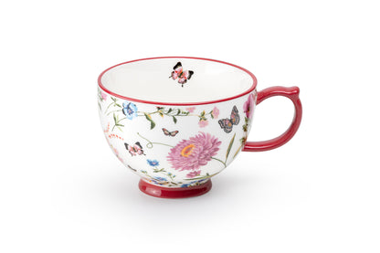 Butterfly Garden Latte Mug Set of 4