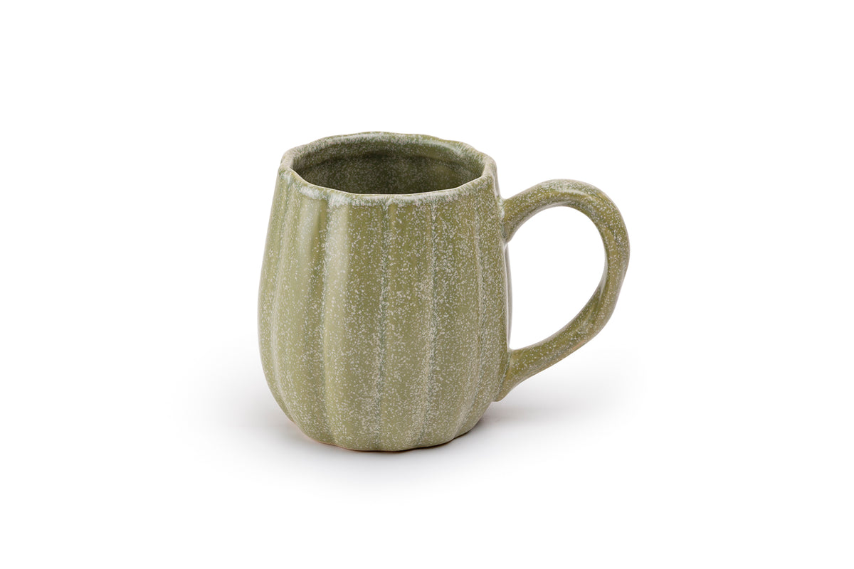 Sage Green Pumpkin Vine Mug