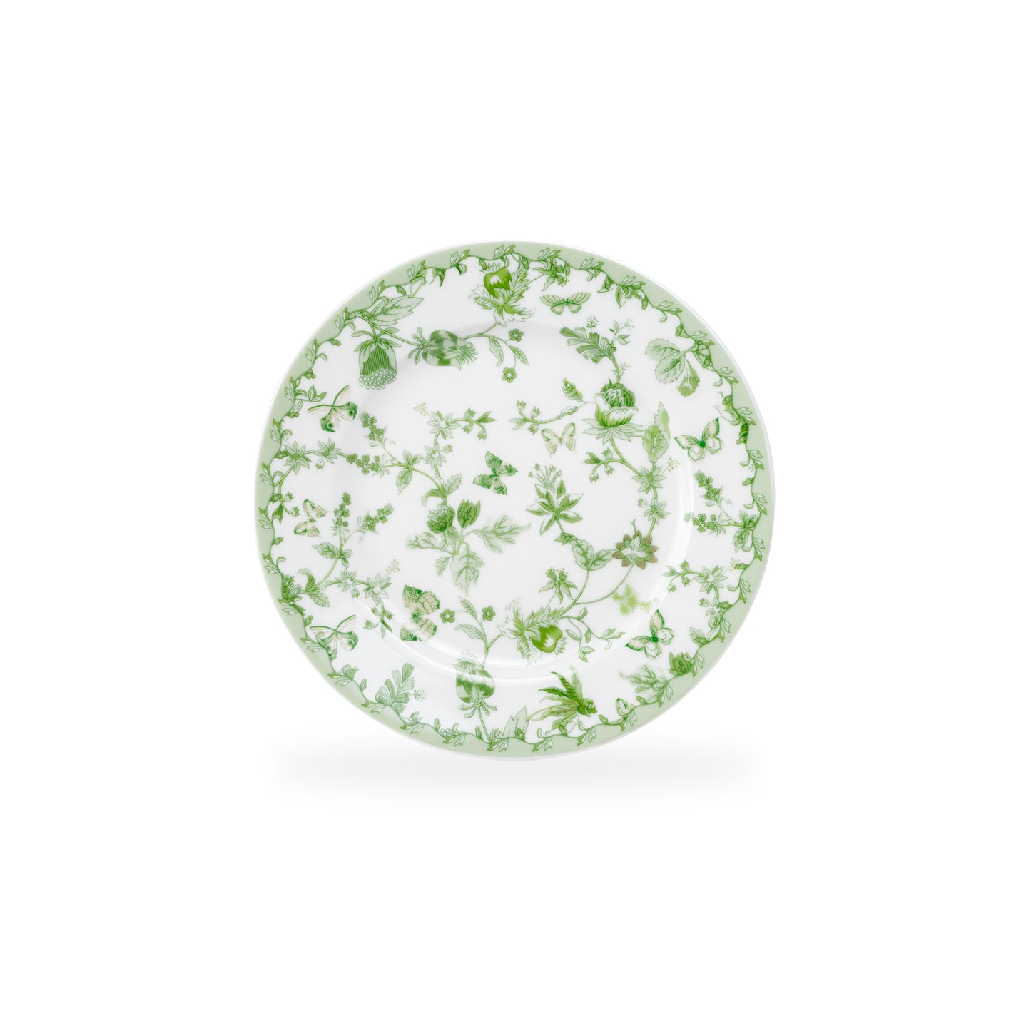 Greeny Garden Fine Porcelain 6.15" Appetizer Plate