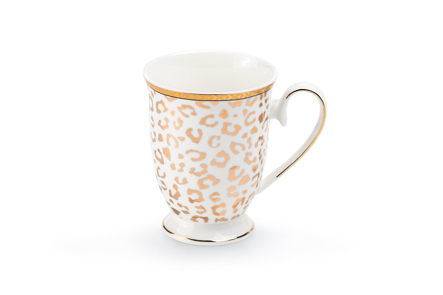 Golden Leopard Fine Porcelain Mug