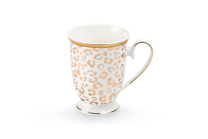 Golden Leopard Fine Porcelain Mug
