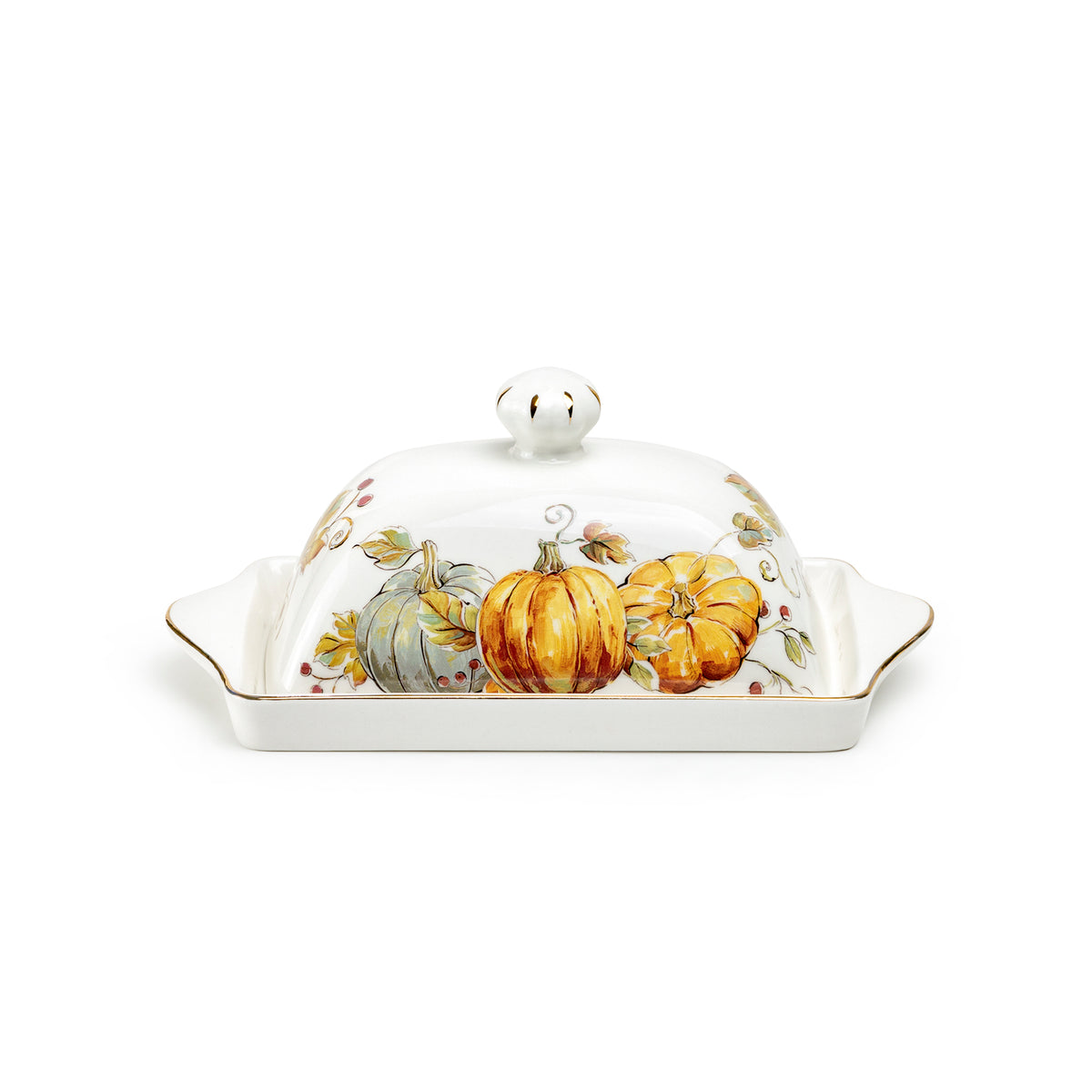Autumn Harvest Pumpkin Butter Dish