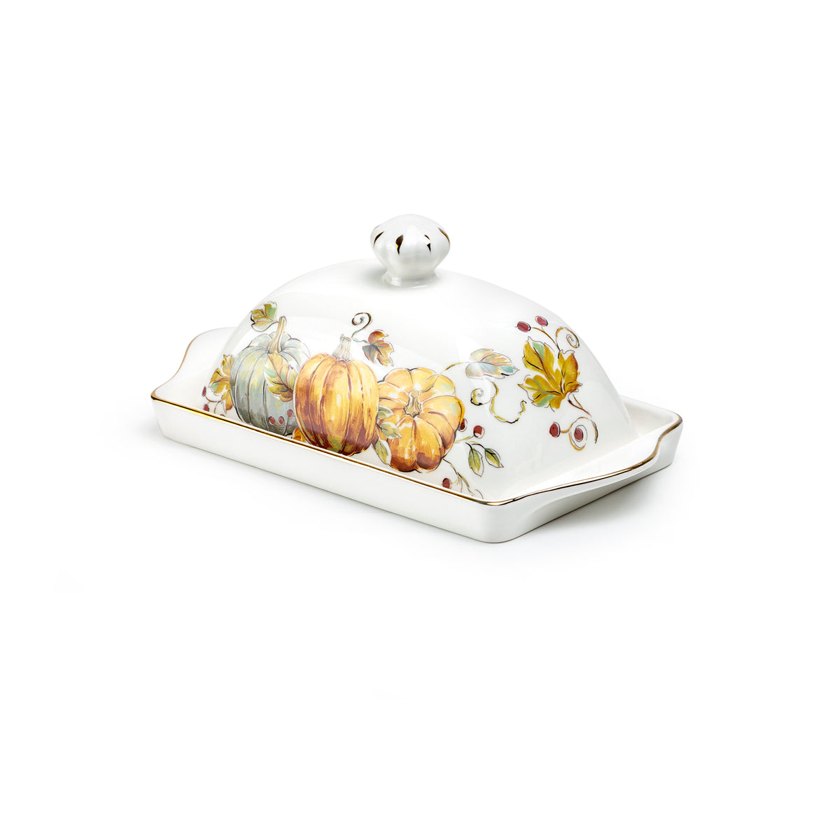 Autumn Harvest Pumpkin Butter Dish