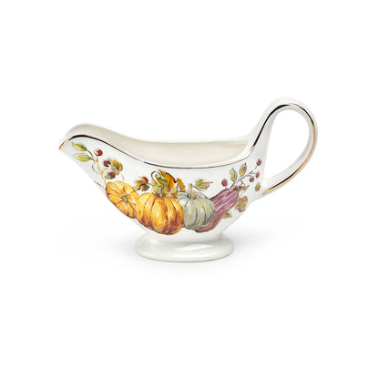 Autumn Harvest Pumpkin Gravy Boat