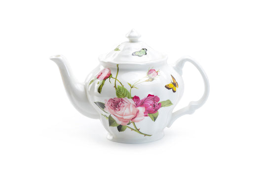 Kensington Pink Rose Bone China Teapot
