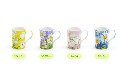 Rose Pink Bone China Mug