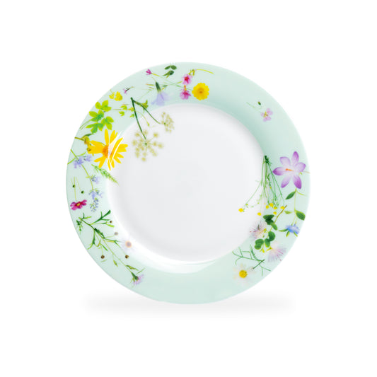 Summer Meadow Mint Bone China Dessert Plate