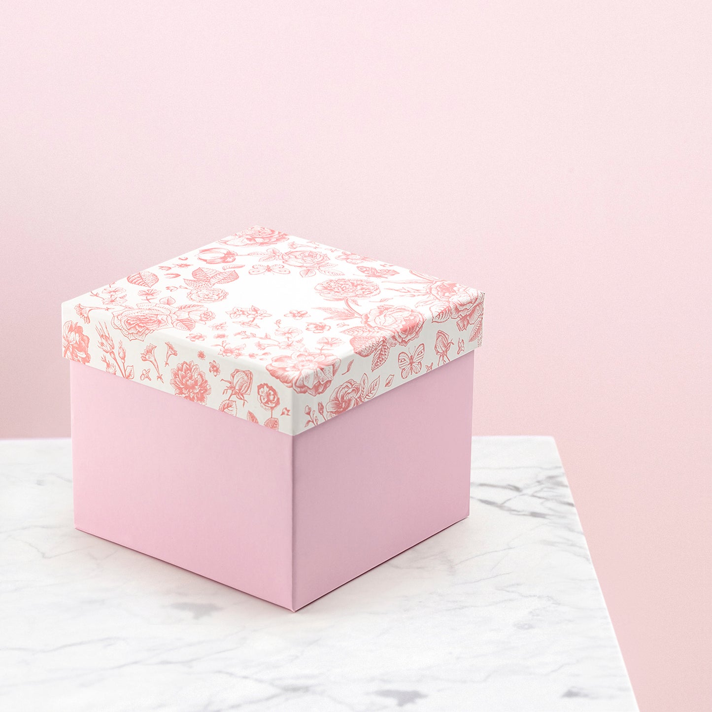 Flower Garden Pink Gift Box